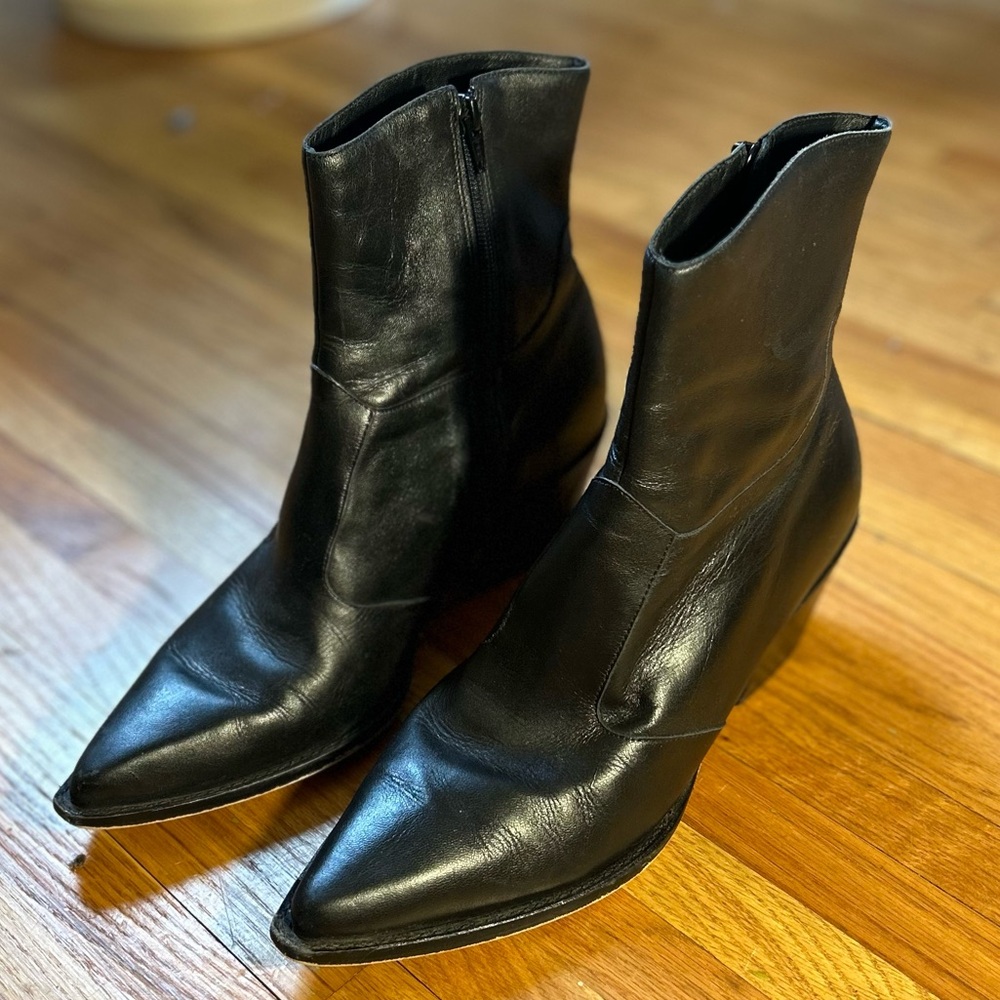 Able Western Style Ankle Booties